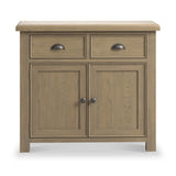Taunton Smoked Oak Mini Sideboard 80cm from Roseland Furniture
