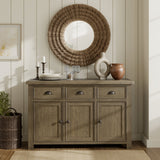 Taunton Smoked Oak Large Sideboard from Roseland Furniture