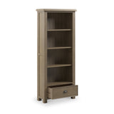 Taunton Smoked Oak Large Display Bookcase from Roseland Furniture