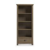 Taunton Smoked Oak Large Display Bookcase from Roseland Furniture