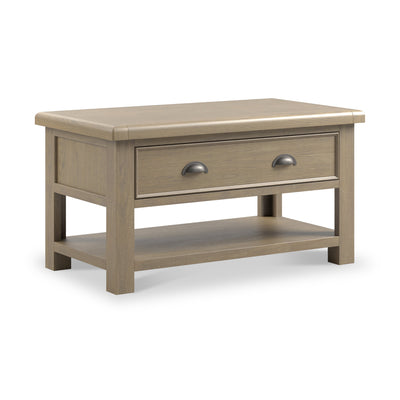 Taunton Smoked Oak Coffee Table with Drawer