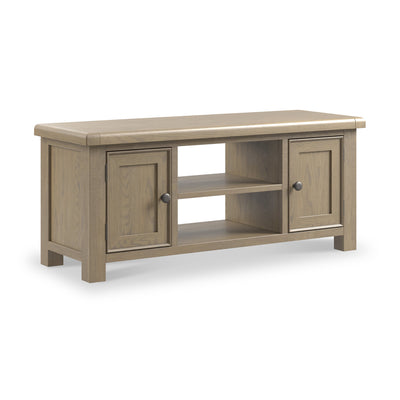 Taunton Smoked Oak 115cm Wide TV Unit