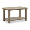Taunton Smoked Oak Coffee Table With Shelf from Roseland Furniture