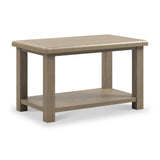 Taunton Smoked Oak Coffee Table With Shelf from Roseland Furniture