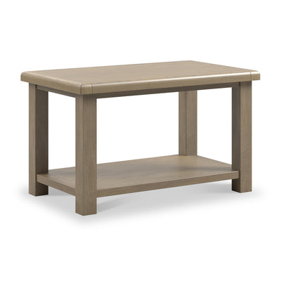 Taunton Smoked Oak Coffee Table with Shelf
