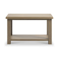 Taunton Smoked Oak Coffee Table With Shelf from Roseland Furniture