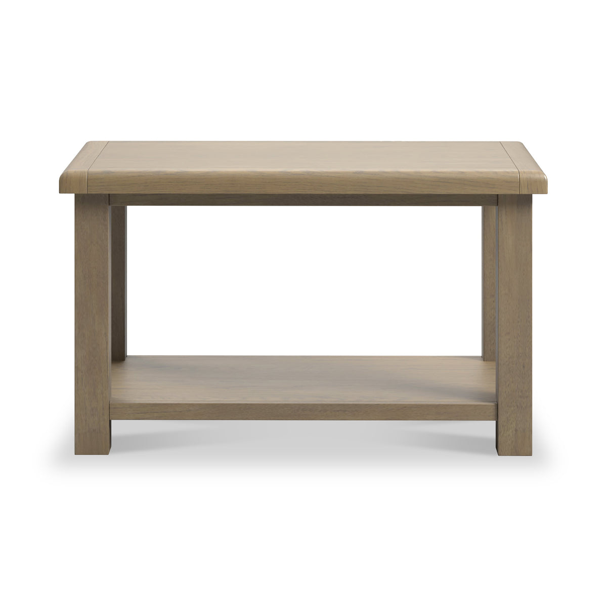 Taunton Smoked Oak Coffee Table With Shelf from Roseland Furniture