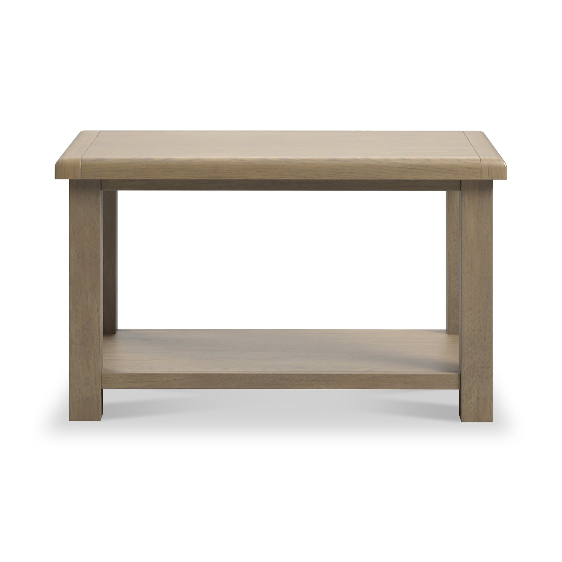 Taunton Smoked Oak Coffee Table With Shelf from Roseland Furniture