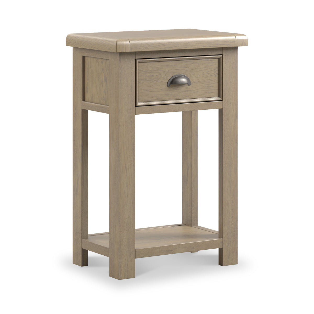 Taunton Smoked Oak Side Table from Roseland Furniture