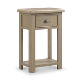 Taunton Smoked Oak Side Table from Roseland Furniture