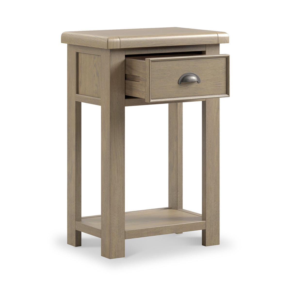 Taunton Smoked Oak Side Table from Roseland Furniture