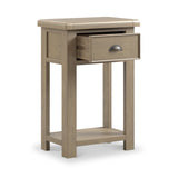 Taunton Smoked Oak Side Table from Roseland Furniture