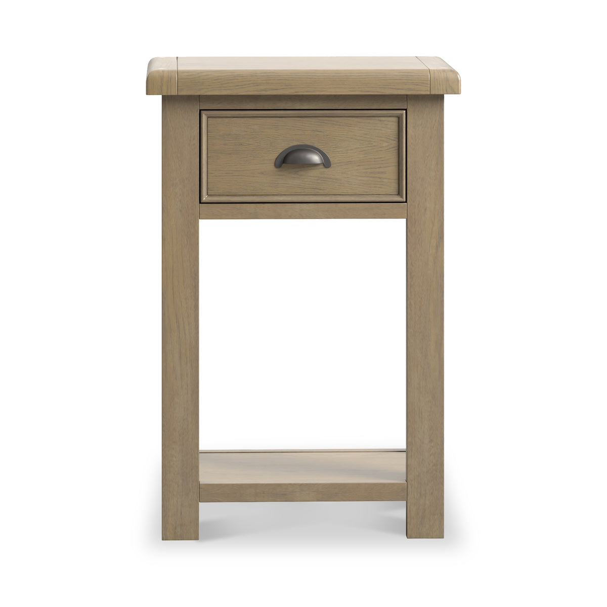 Taunton Smoked Oak Side Table from Roseland Furniture