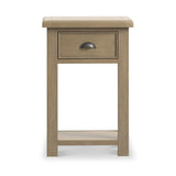 Taunton Smoked Oak Side Table from Roseland Furniture