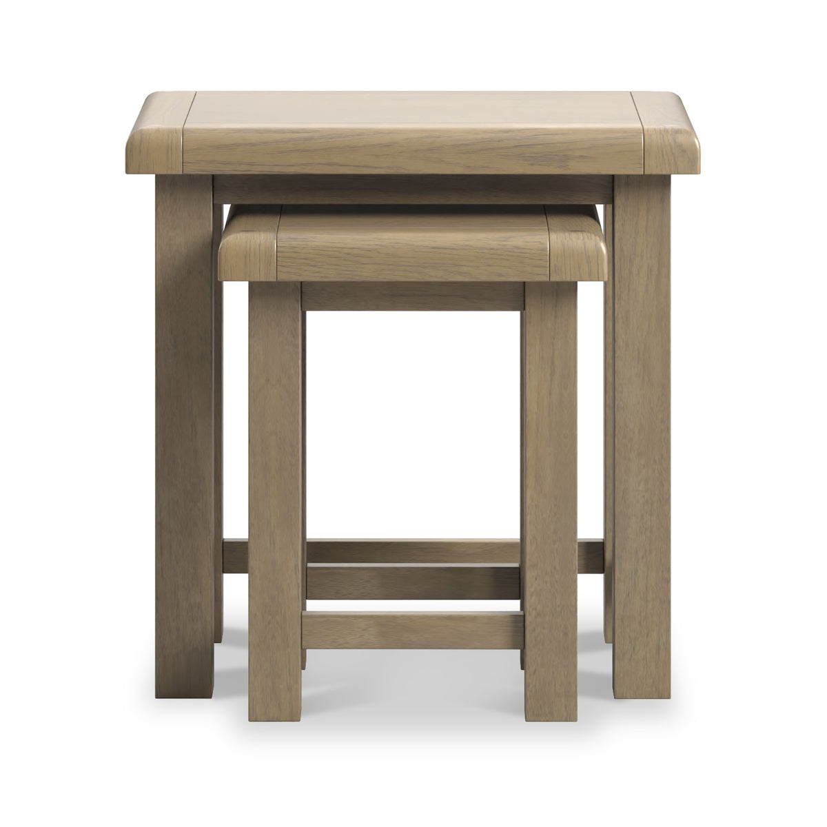 Taunton Smoked Oak Nest 2 Tables from Roseland Furniture