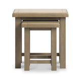 Taunton Smoked Oak Nest 2 Tables from Roseland Furniture
