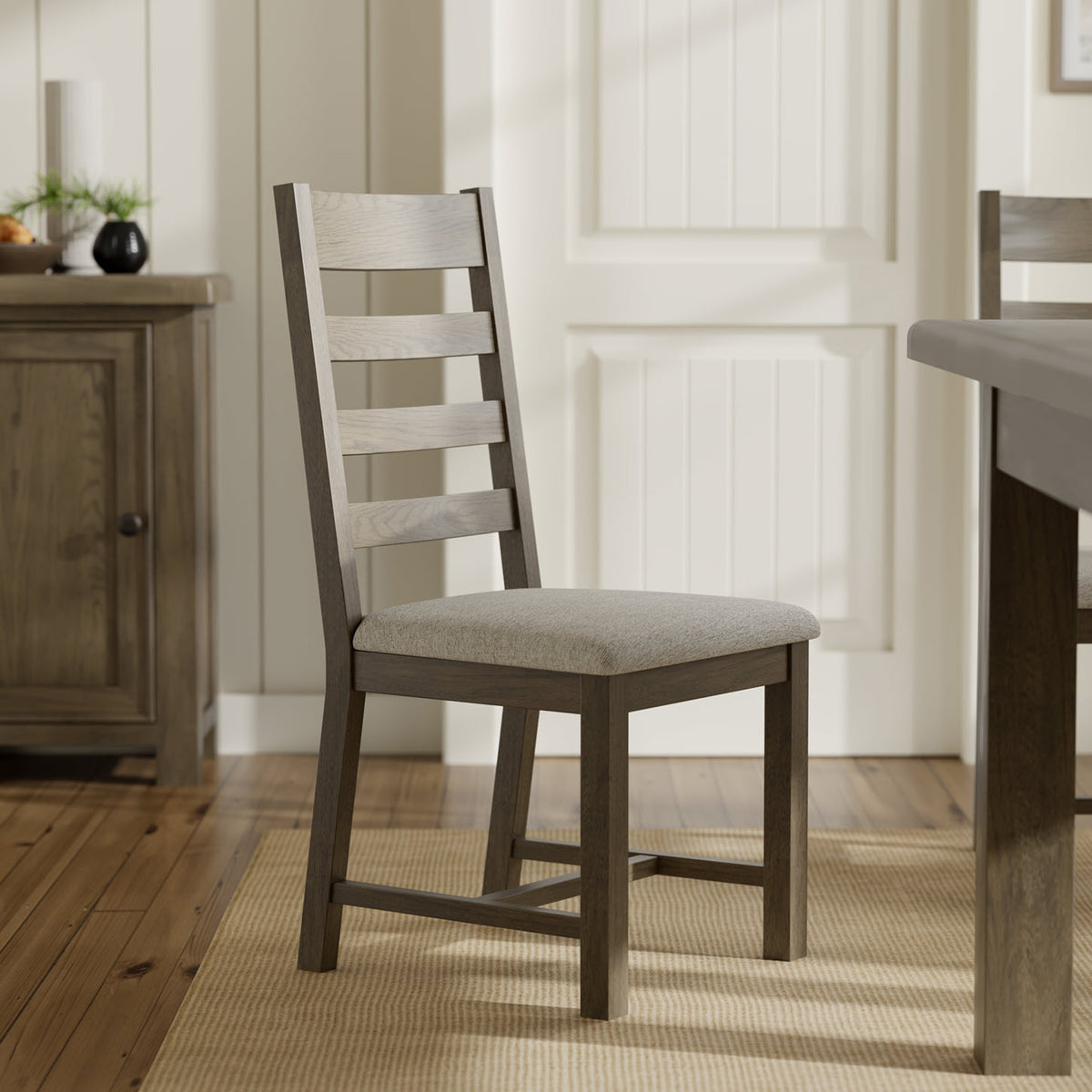 Taunton Smoked Oak Dining Chair from Roseland Furniture