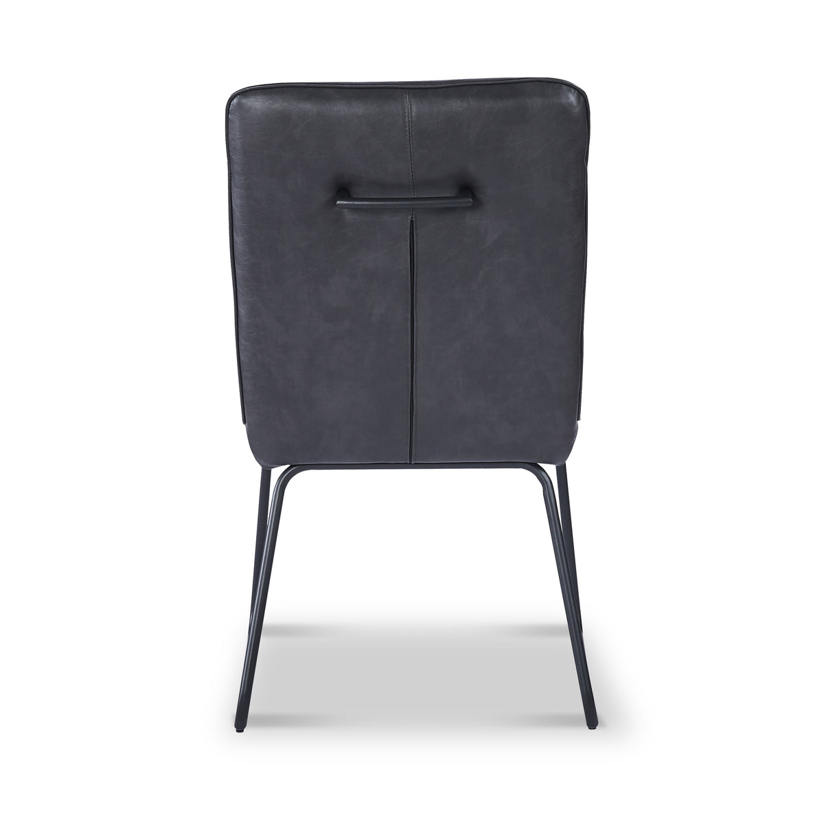 Mawby Faux Leather Dining Chair Black from Roseland Furniture
