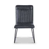 Mawby Faux Leather Dining Chair Black from Roseland Furniture