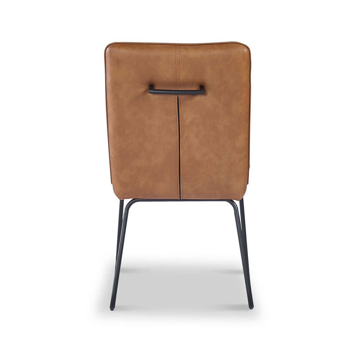 Mawby Faux Leather Dining Chair Brown from Roseland Furniture