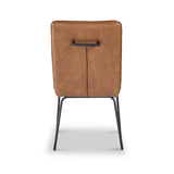 Mawby Faux Leather Dining Chair Brown from Roseland Furniture