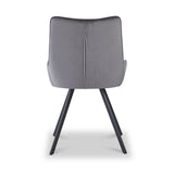 Sharynn Velvet Dining Chair Light Grey from Roseland Furniture