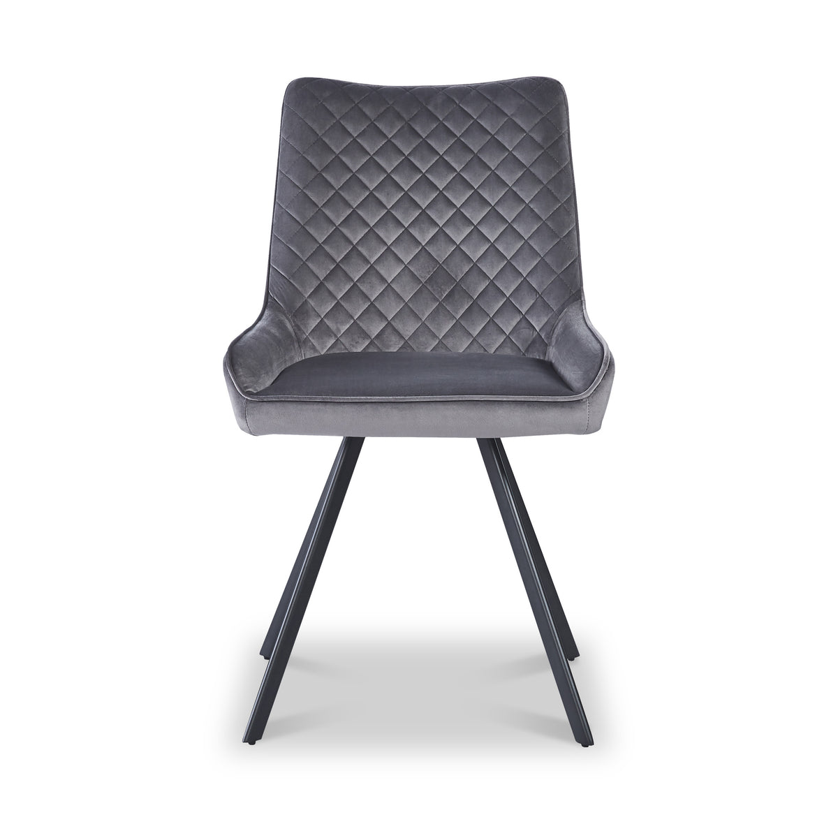 Sharynn Velvet Dining Chair Light Grey from Roseland Furniture