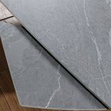 Falcon 120 180cm Ext Dining Table Grey Matt from Roseland Furniture