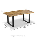 Abel Mango Wood Dining Table 180cm from Roseland Furniture