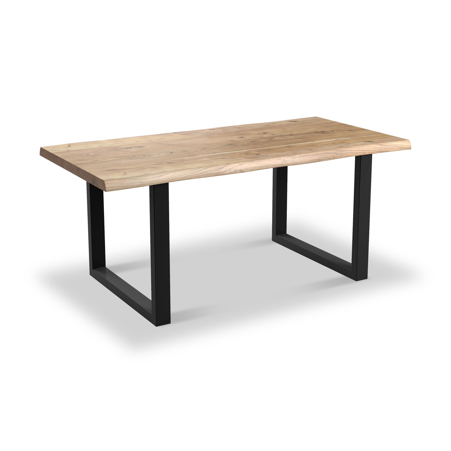 Zahra Acacia 180cm Dining Table U Leg from Roseland Furniture