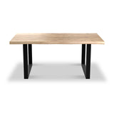 Zahra Acacia 180cm Dining Table U Leg from Roseland Furniture