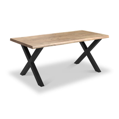 Petra Acacia 180cm Dining Table with X Leg