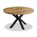 Gendry Mango 130cm Round Table from Roseland Furniture