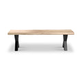 Petra Acacia 180cm Dining Bench X Leg from Roseland Furniture