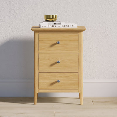 Towan 3 Drawer Bedside Table