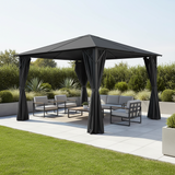 Titan 3m x 3m Galvanised Steel Gazebo from Roseland Furniture