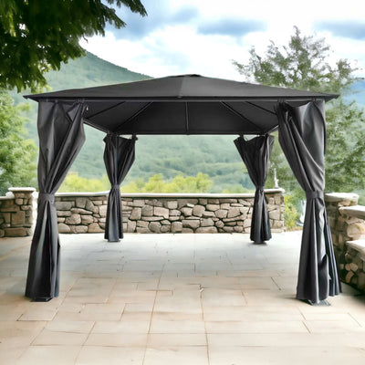 Titan 2.5m x 2.5m Galvanised Steel Gazebo