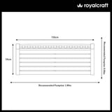 FSC 1 Turnbury 3 Seater Bench from Roseland Furniture