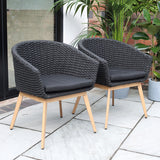 FSC 1 Tuscany 120cm Round Table w 4 ENight Chairs Close1 from Roseland Furniture