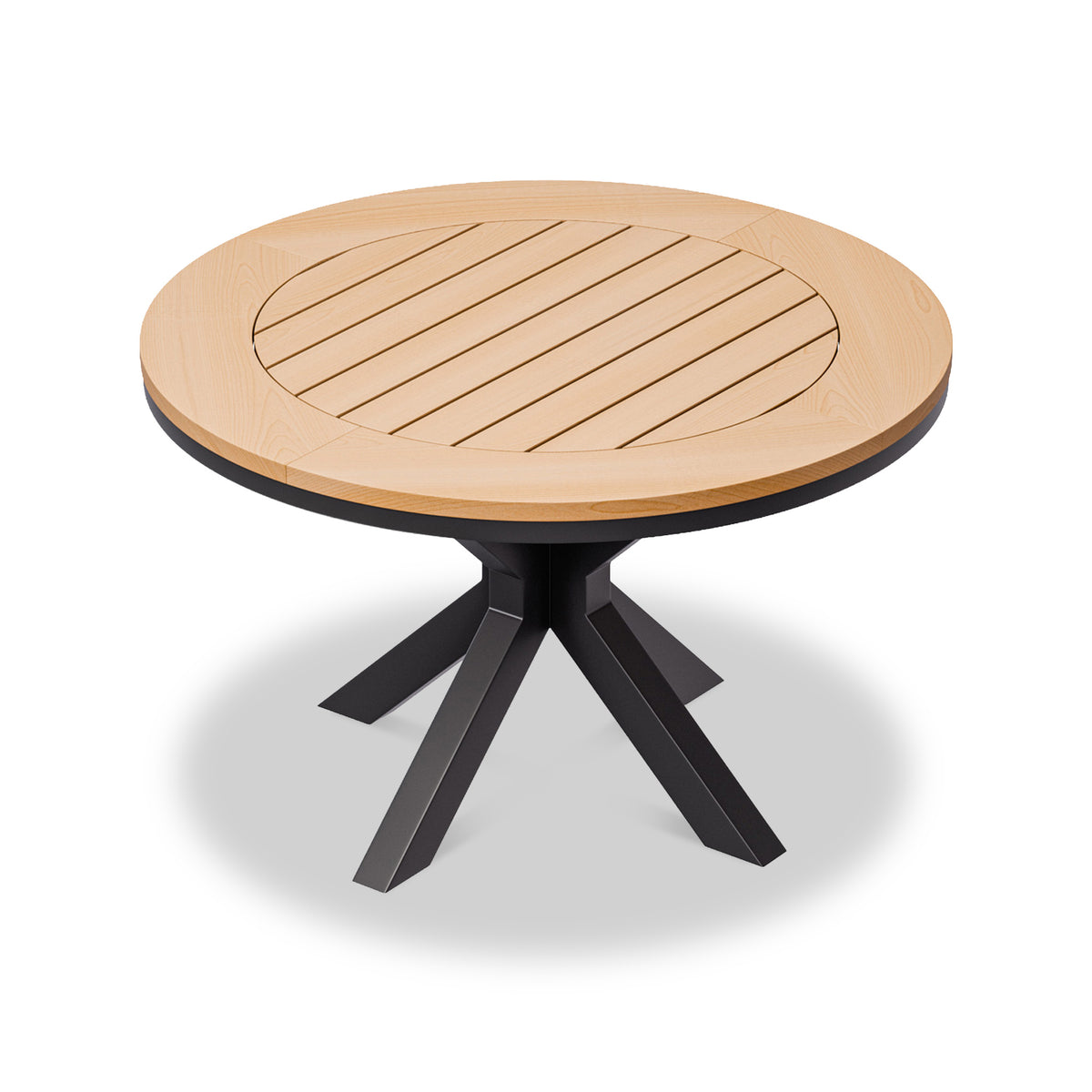 Tuscany 4 Seater Round Dining Set with Eden Night Dining Chairs