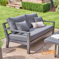 LIFE Timber Lounge Set with Height Adjustable Table