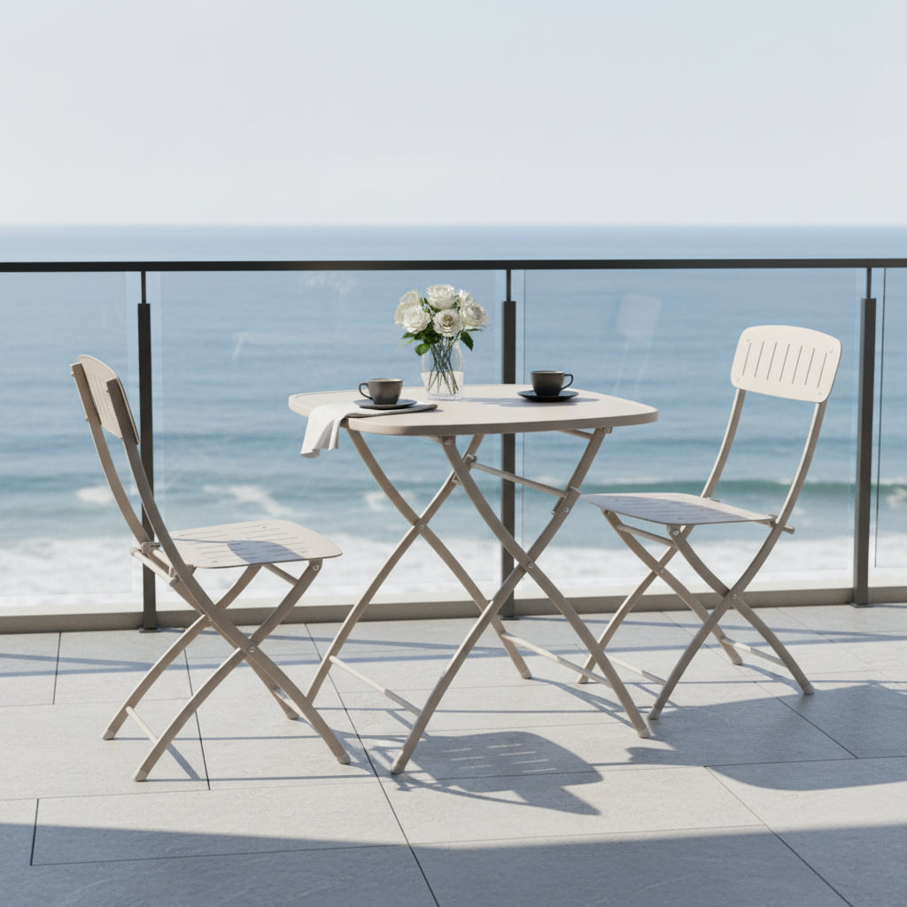Venice 70cm Square Bistro Set