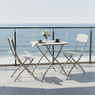 Venice 70cm Square Bistro Set
