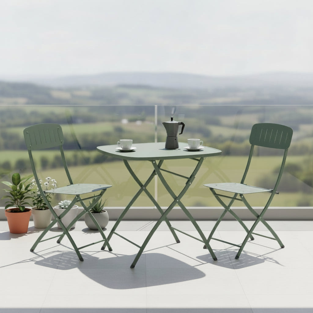 Venice Olive 70cm Square Bistro Set from Roseland Furniture