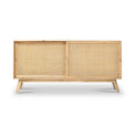 Venti Mango and Cane Large Sideboard with Sliding Doors from Roseland Furniture