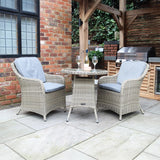 Wentworth 2 Seat Delux Rattan Bistro Set from Roseland Furniture