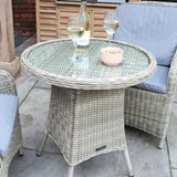 Wentworth 2 Seat Delux Rattan Bistro Set from Roseland Furniture
