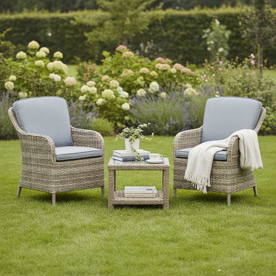 Wentworth Deluxe Rattan Companion Set