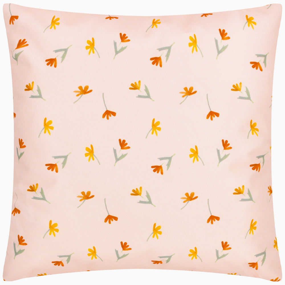 Wildflowers 43cm Green Outdoor Polyester Cushion