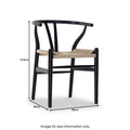 Isla Black Dining Chair from Roseland Furniture